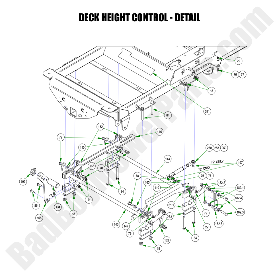 2023 Rogue Deck Height Control - Detail